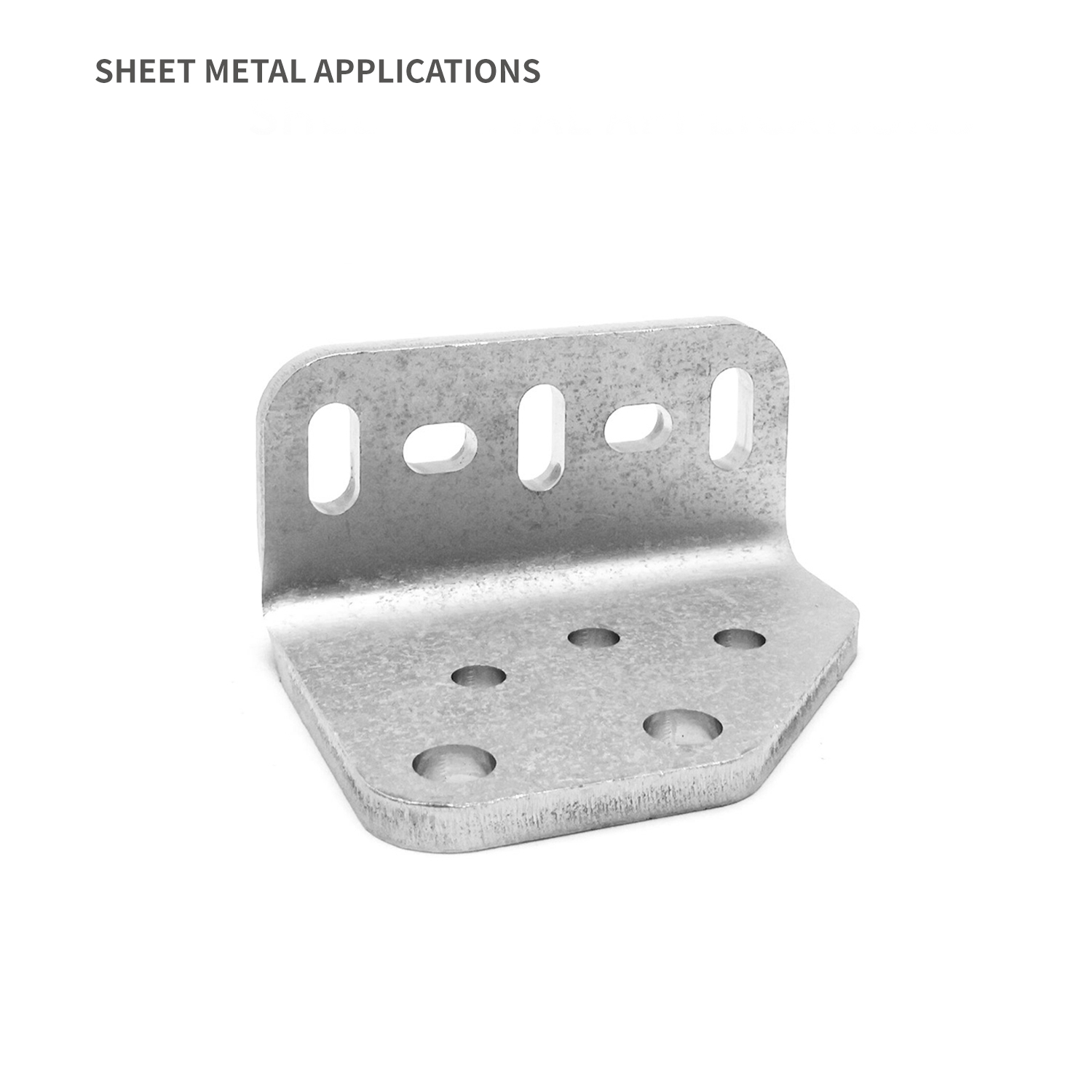 Support de montage à haute résistance pour enclos en métal.