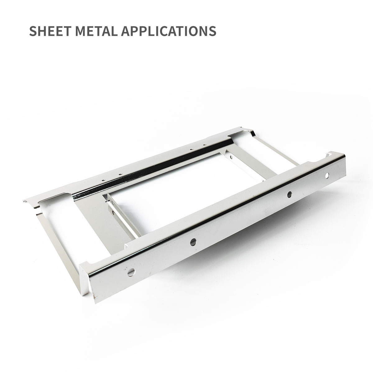 Plateau de montage en acier inoxydable de boîtier en métal mural