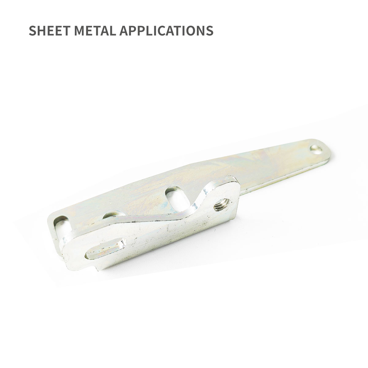 Support de montage galvanisé d'enceinte en métal perforé