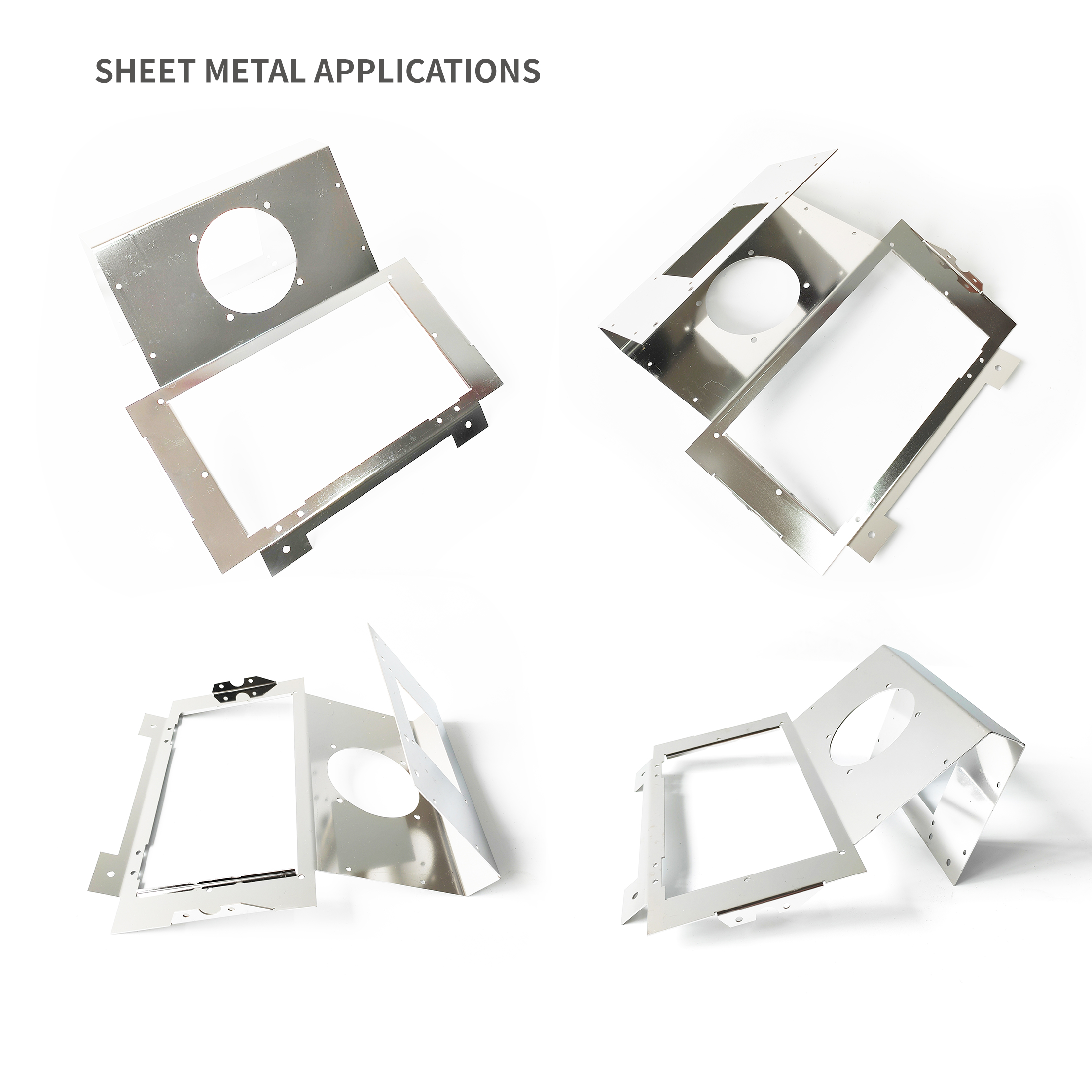 Support de montage en acier inoxydable de l'enceinte en métal en acier inoxydable, y compris le moteur