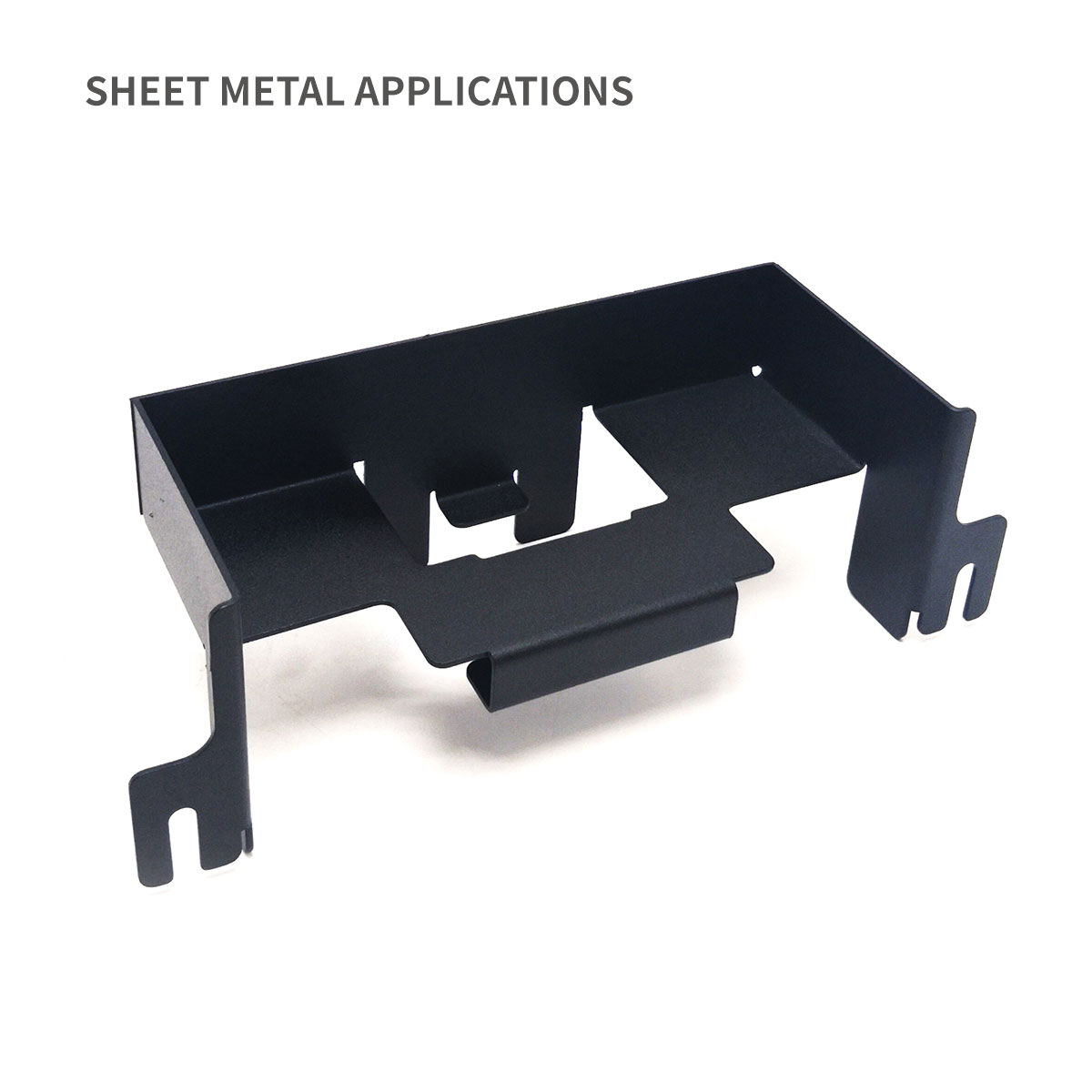 Support de moulage pour les composants de rétrogradation de l'enceinte en métal plié