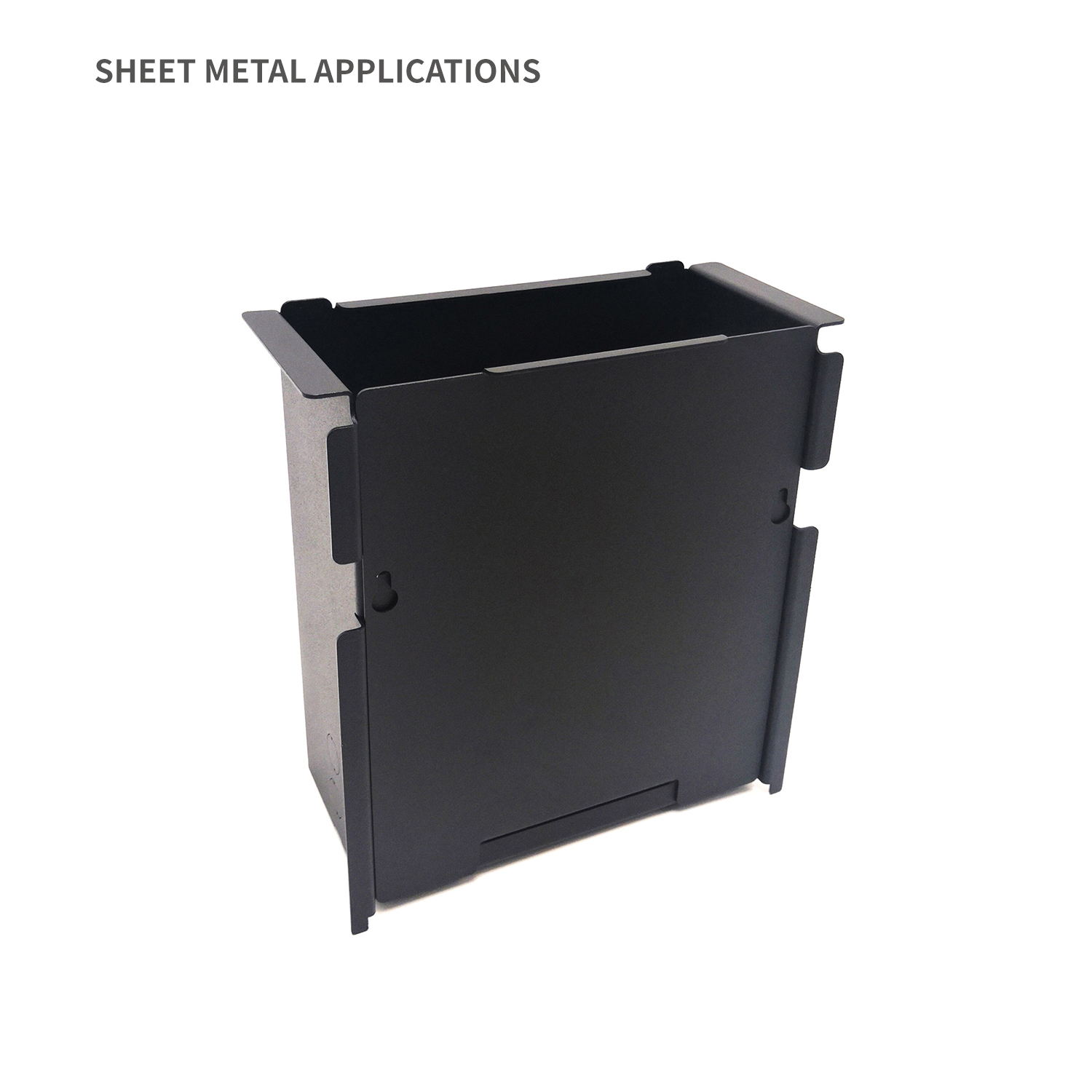 Boîte d'alimentation classique avec couvercle pour enceinte métallique isolée