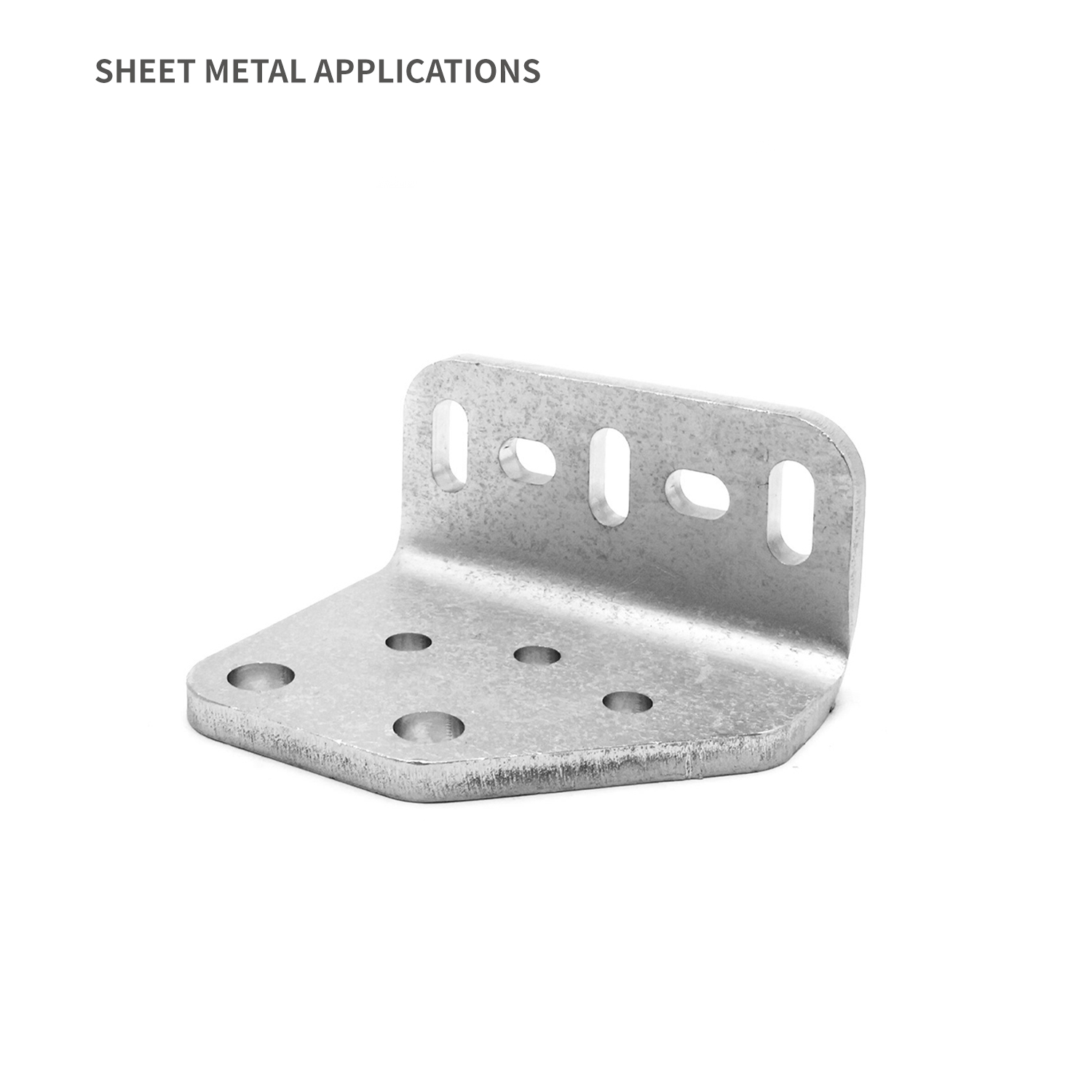 Support de montage à haute résistance pour enclos en métal.