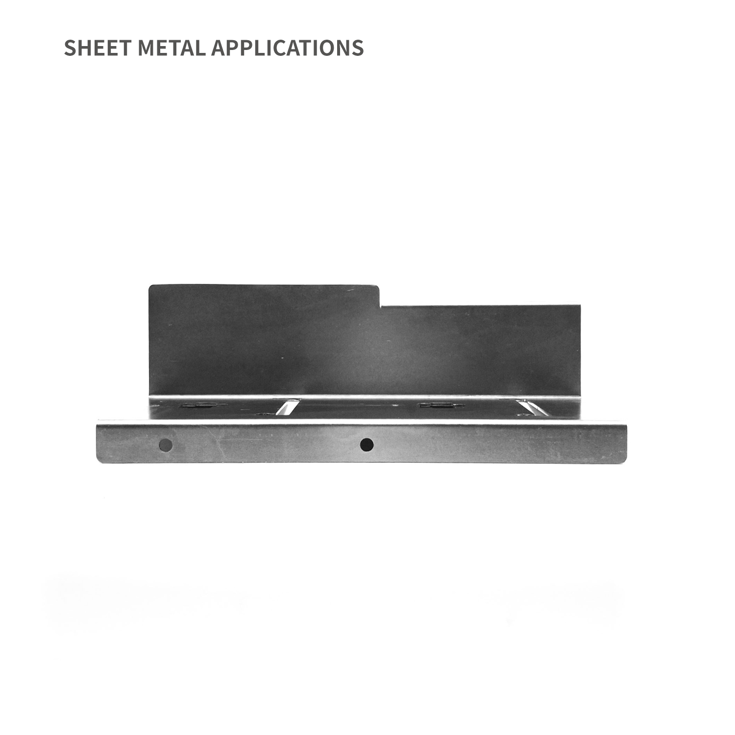 Support de tôle de sortie pour fabrication de l'enceinte métallique