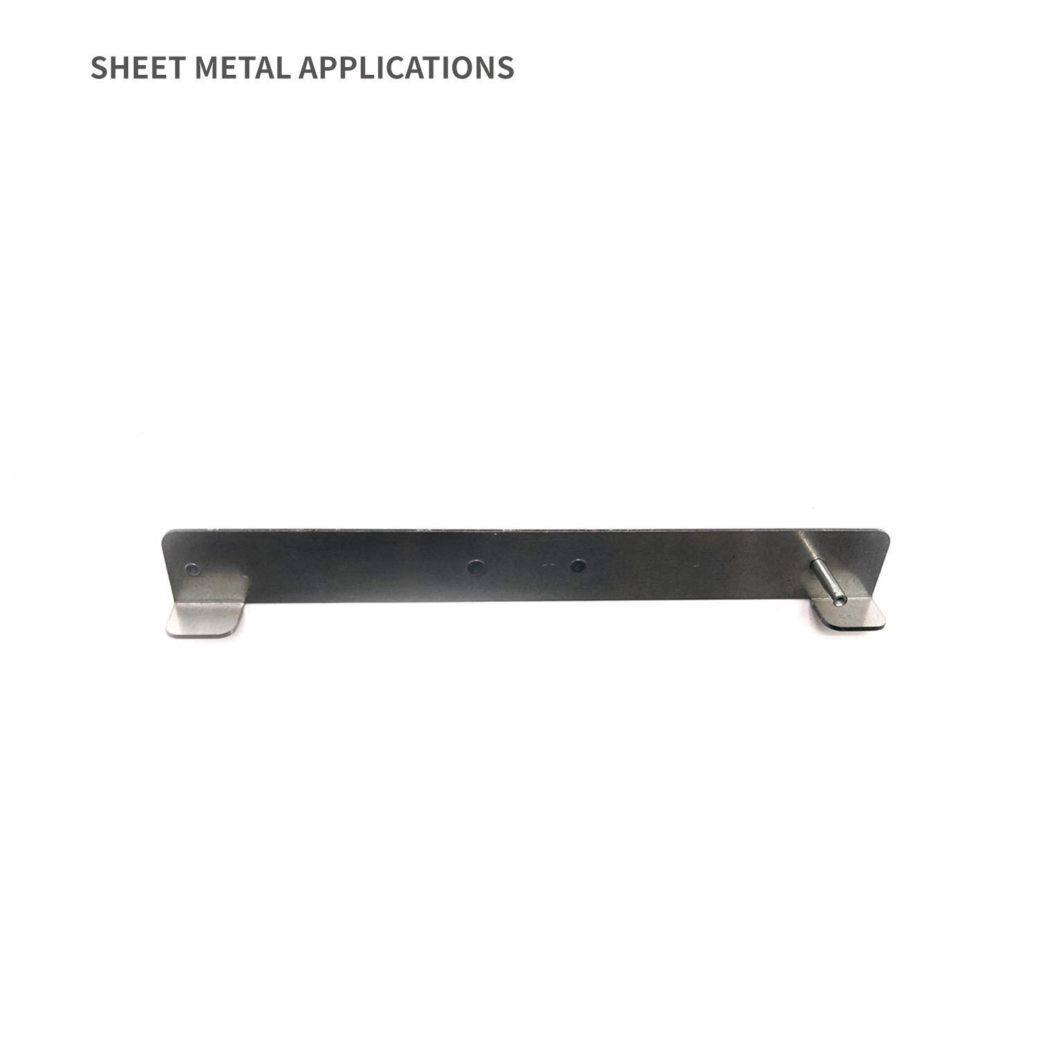 Support de montage pour planche de contrôle dans un boîtier en métal courbé