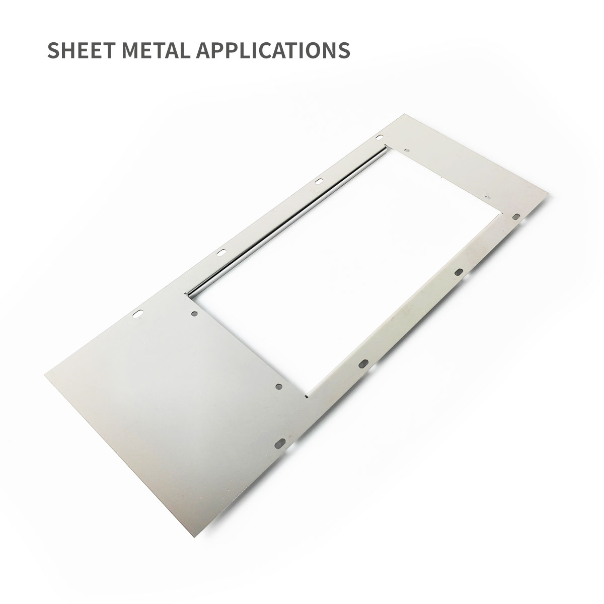 Espaceur en acier inoxydable de haute qualité de l'enceinte métallique avec rail DIN