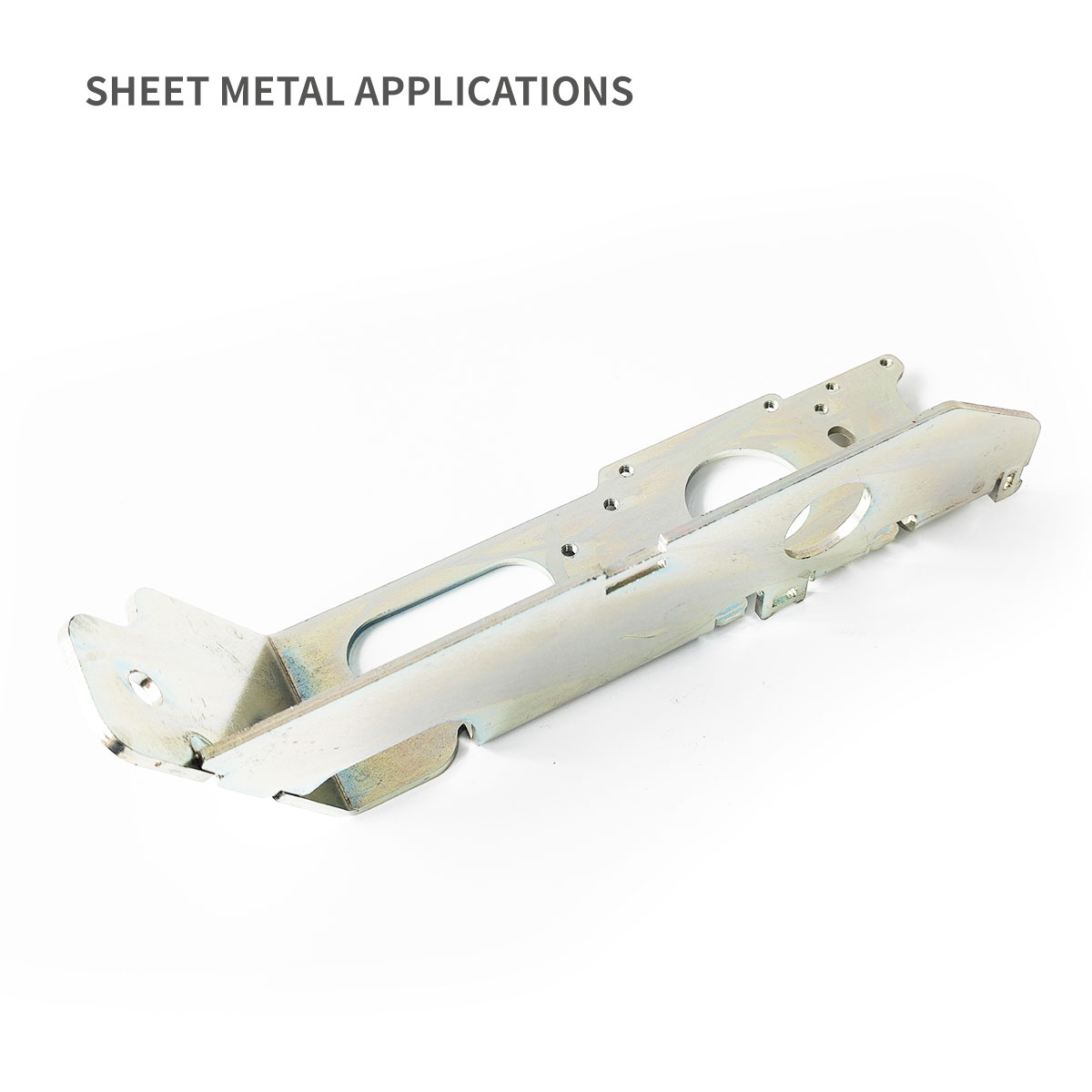 Base de support de montage pour les capteurs d'enceinte métallique avec rail DIN