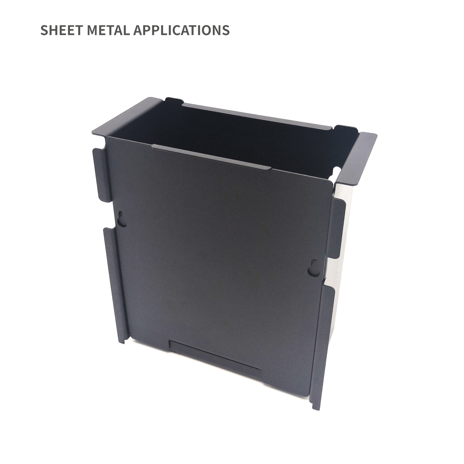 Boîte d'alimentation classique avec couvercle pour enceinte métallique isolée