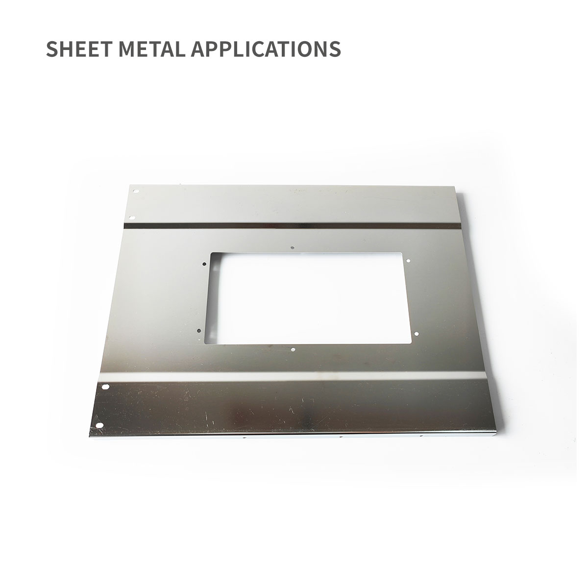 Plaque de couverture centrale d'enceinte en métal modulaire enceinte en métal en acier inoxydable