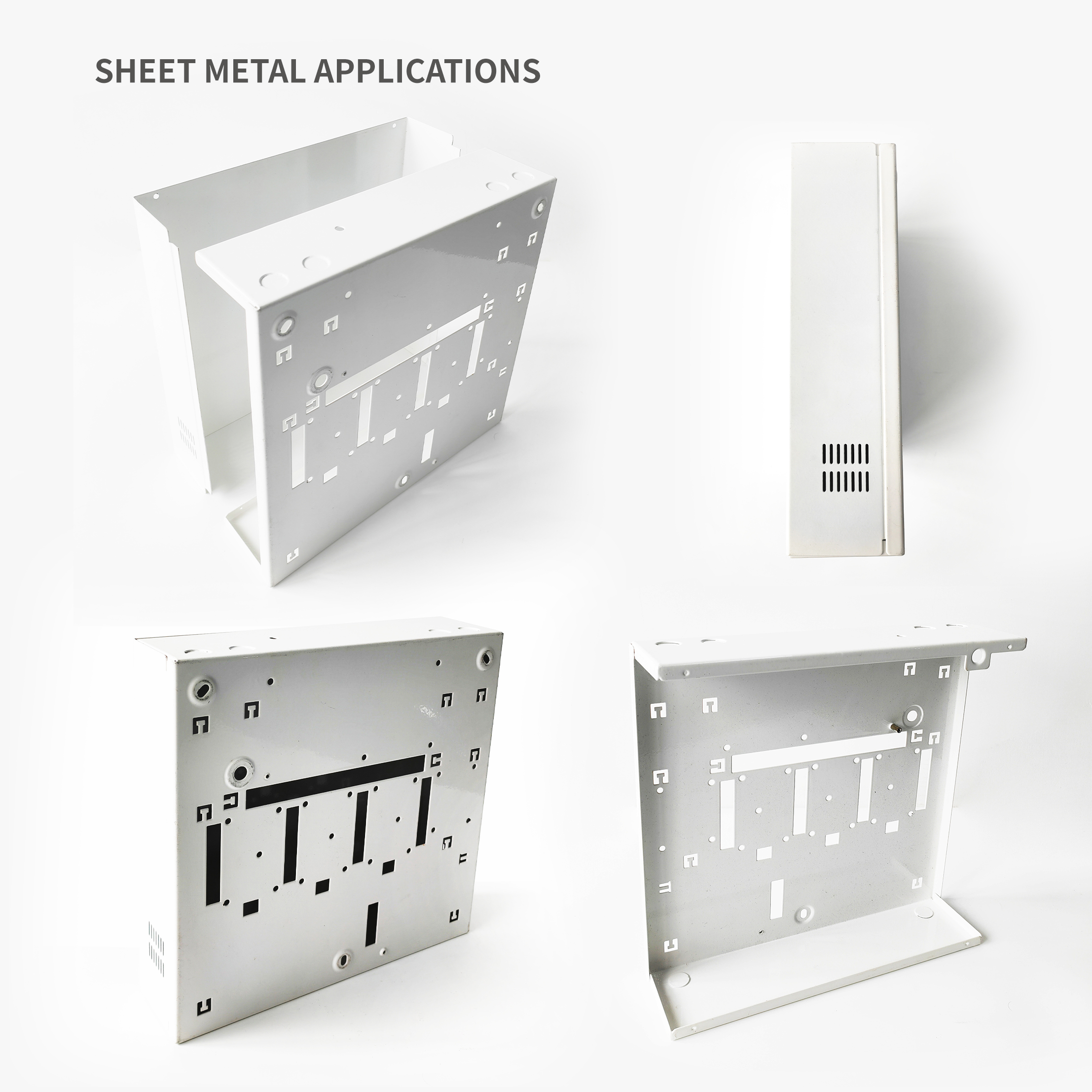 Boîte de boîtier PCB avec fil de terre pour la sécurité