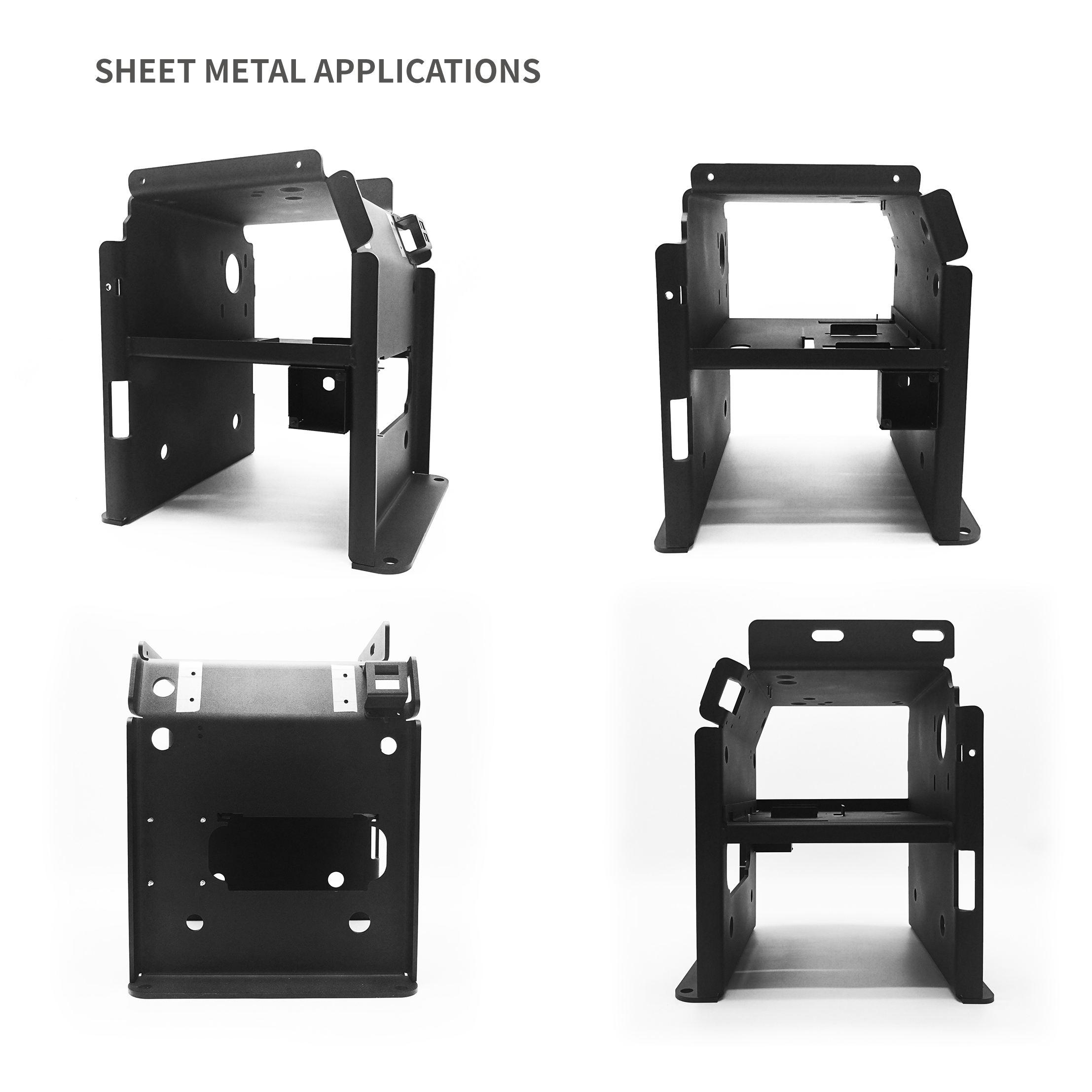 Base de châssis robuste avec une grande capacité pour l'enceinte métallique avec rail DIN