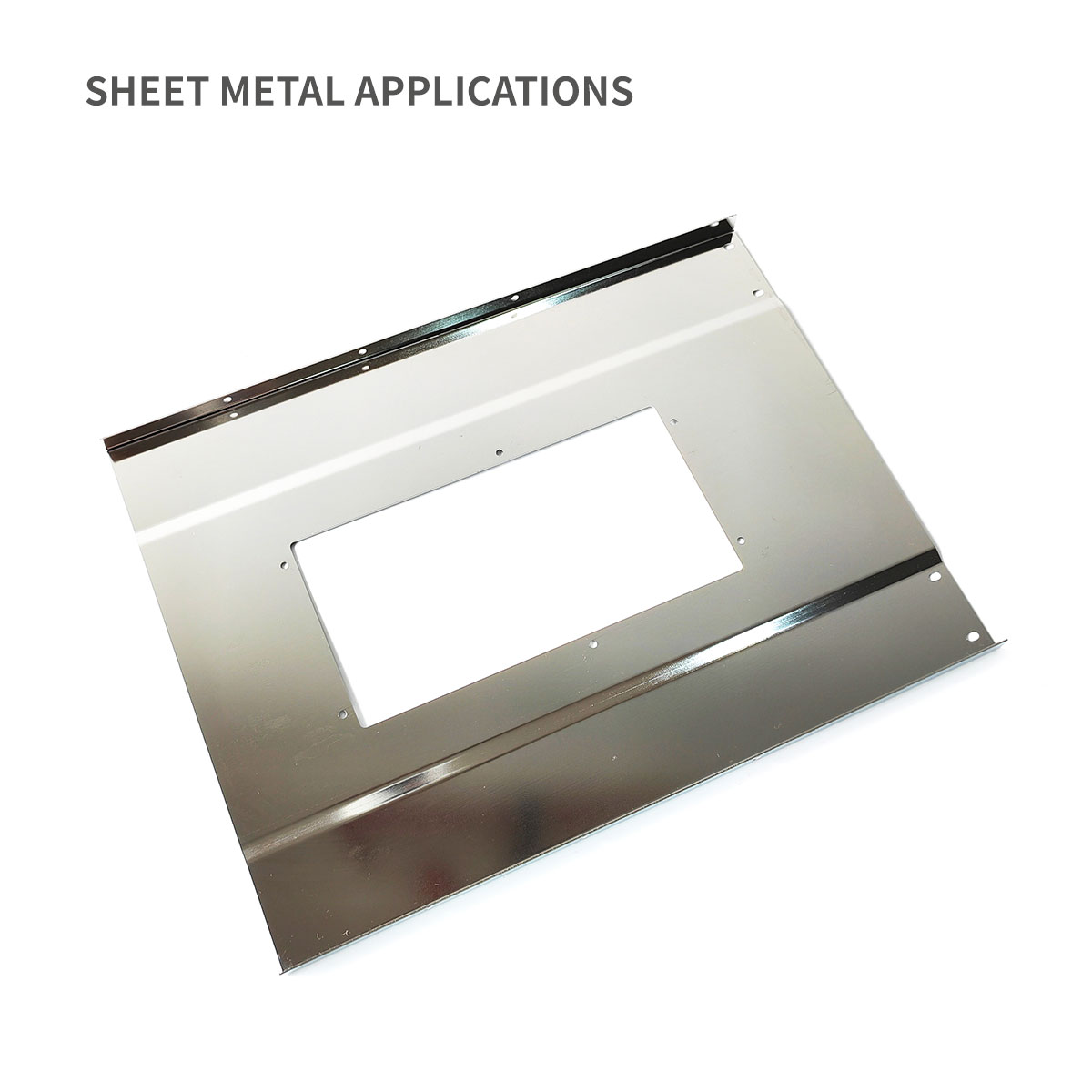 Plaque de couverture centrale d'enceinte en métal modulaire enceinte en métal en acier inoxydable