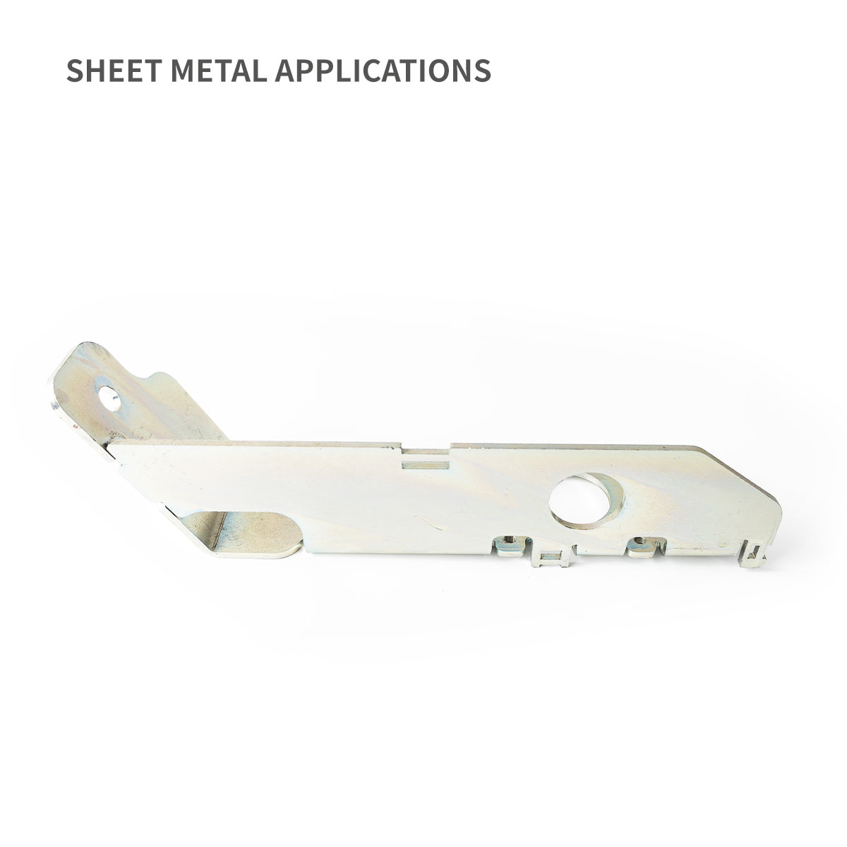 Base de support de montage pour les capteurs d'enceinte métallique avec rail DIN