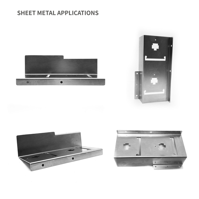 Support de tôle de sortie pour fabrication de l'enceinte métallique