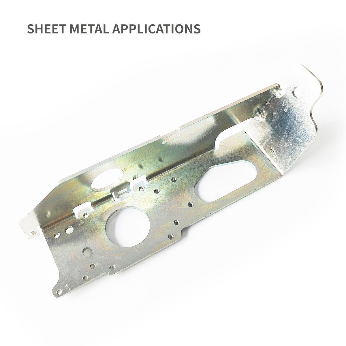 Base de support de montage pour les capteurs d'enceinte métallique avec rail DIN