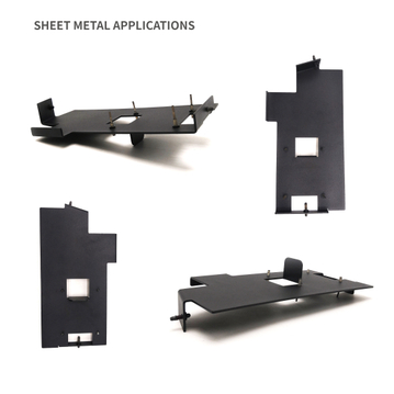 Borquette de borne en tôle pour enclos en métal.