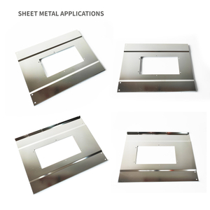 Plaque de couverture centrale d'enceinte en métal modulaire enceinte en métal en acier inoxydable