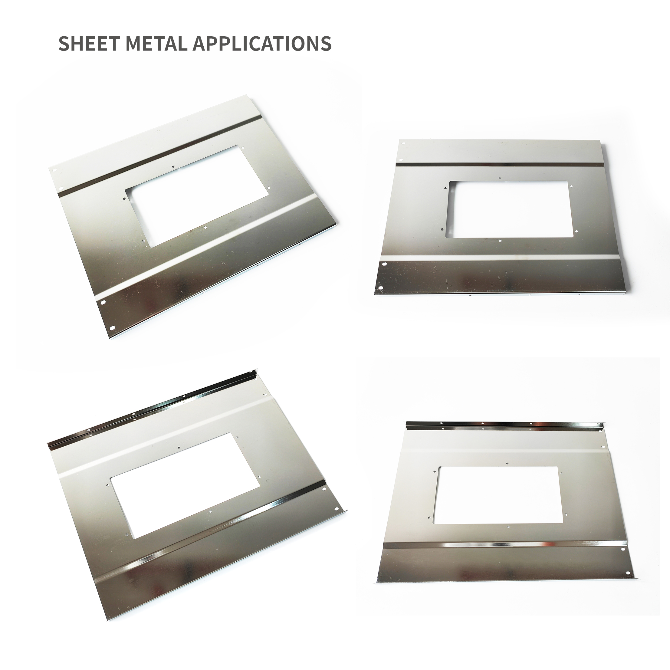 Plaque de couverture centrale d'enceinte en métal modulaire enceinte en métal en acier inoxydable