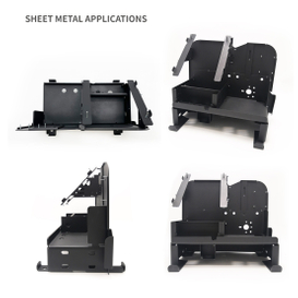 Base complexe avec une fonction multiple pour la mise à la terre des enceintes métalliques