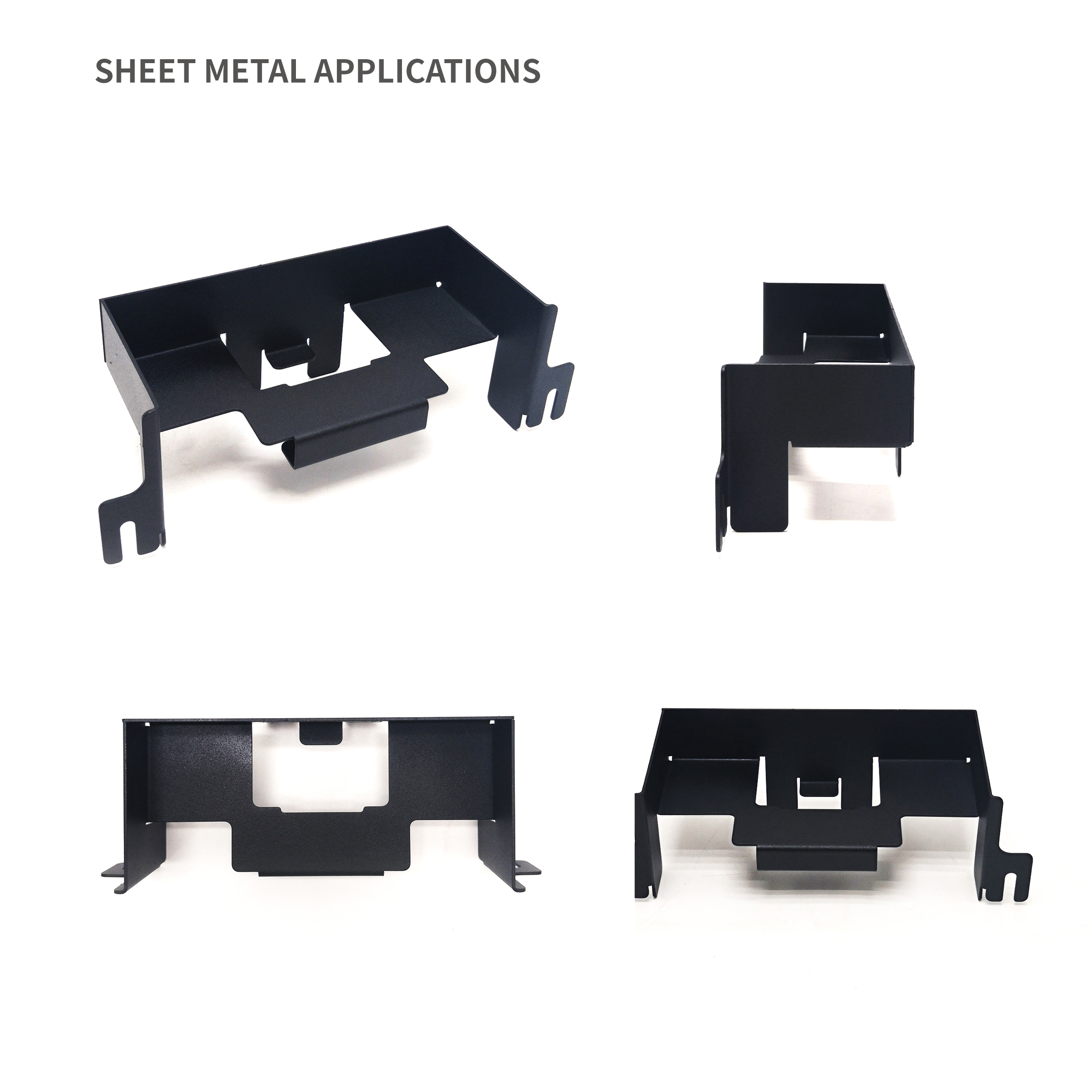 Support de moulage pour les composants de rétrogradation de l'enceinte en métal plié