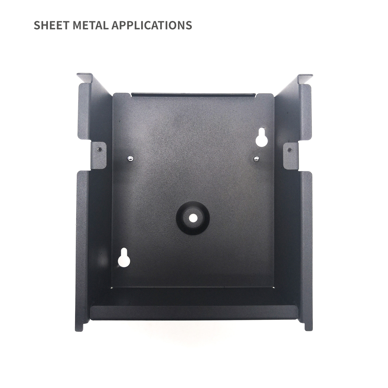 Boîte d'alimentation classique avec couvercle pour enceinte métallique isolée