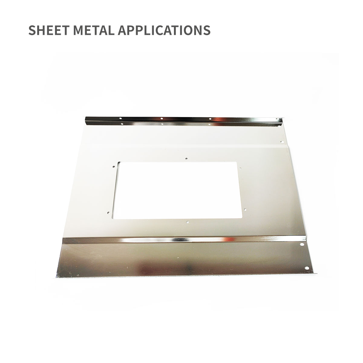 Plaque de couverture centrale d'enceinte en métal modulaire enceinte en métal en acier inoxydable