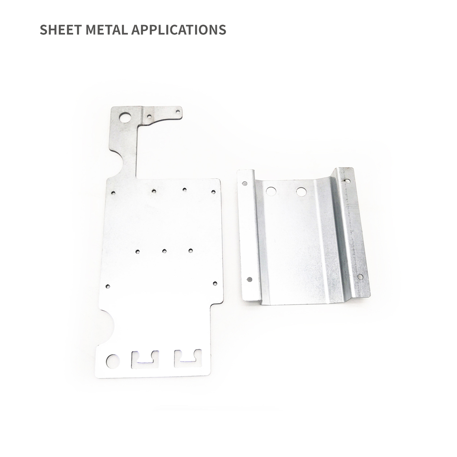 Plaque de montage avec couvercle pour une conception en métal enceinte