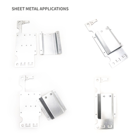 Plaque de montage avec couvercle pour une conception en métal enceinte