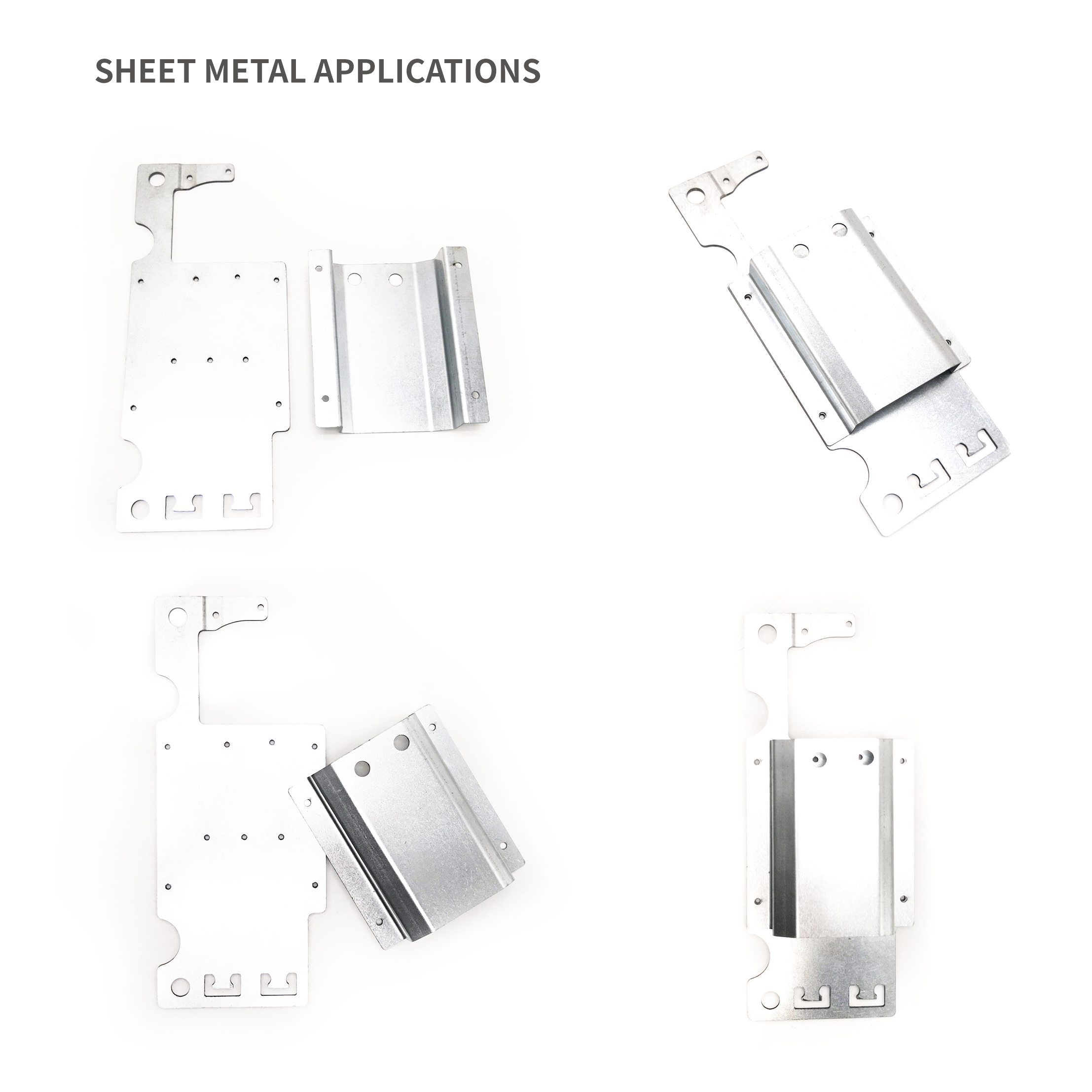 Plaque de montage avec couvercle pour une conception en métal enceinte
