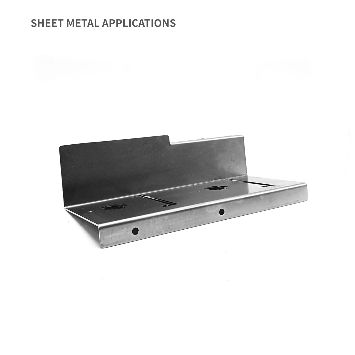 Support de tôle de sortie pour fabrication de l'enceinte métallique